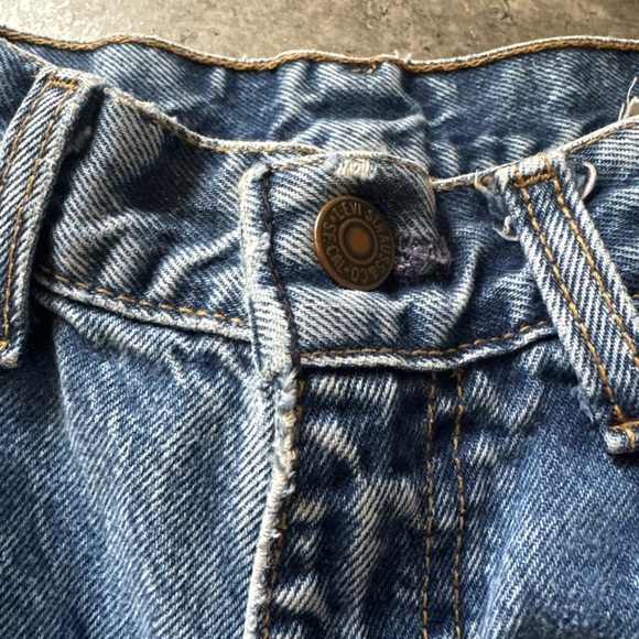 Vintage Levis Jeans Pants 80s White Tab Two Horse Patch RARE Size 11 - Picture 8 of 9